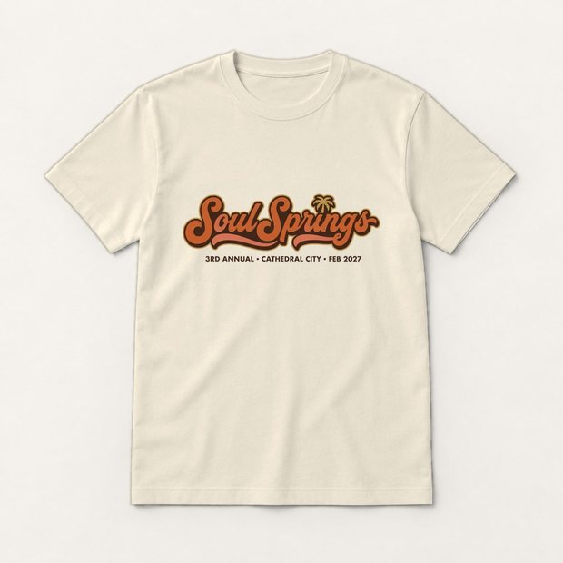 Soul Springs unisex tee in natural