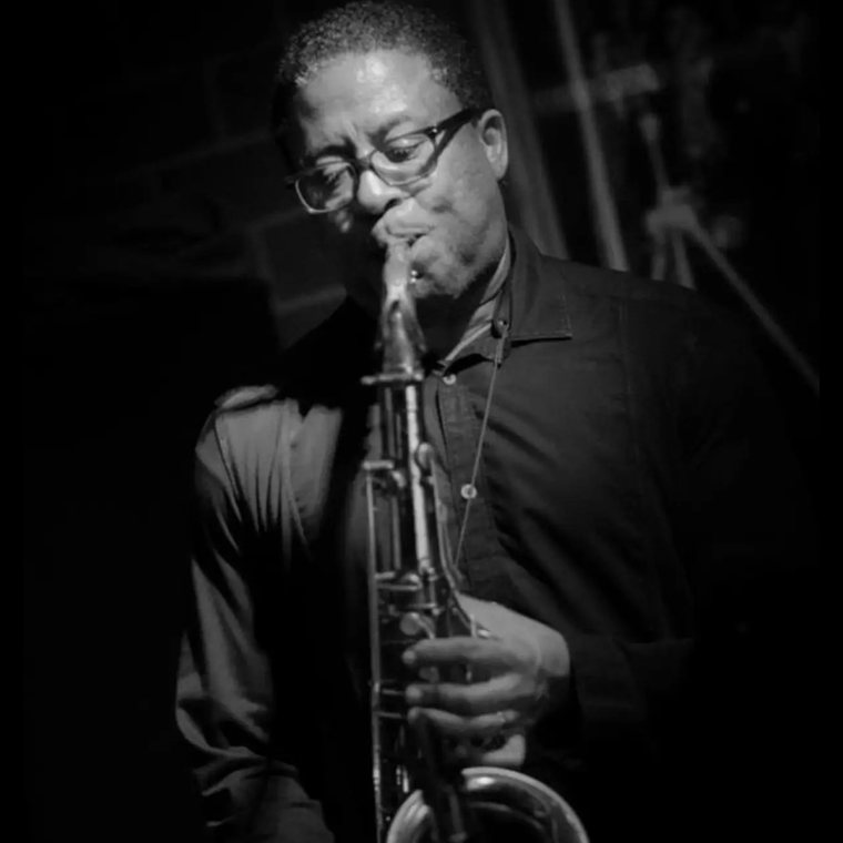 David Patterson playing saxophone